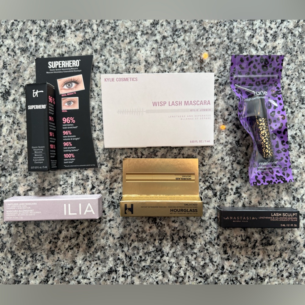 ♥️💖 MASCARA BUNDLE Hourglass ABH Tarte It Cosmetics ILIA Kylie Cosmetics NEW